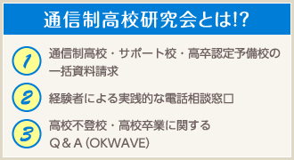 通信制高校研究会とは!?